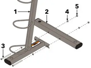 CYBEX CI-MBS Ion Series Medicine Ball Storage - Assemble Frame