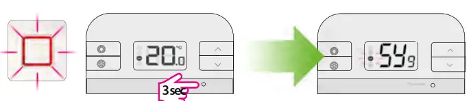 SALUS Thermostat and Smart Plug-Begin pairing process