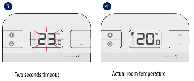 SALUS Thermostat and Smart Plug-Change temperature