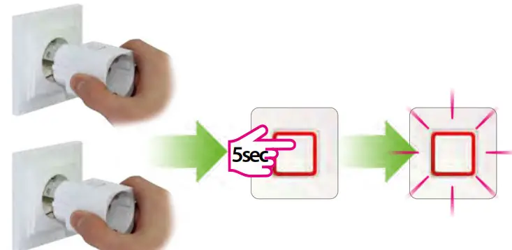 SALUS Thermostat and Smart Plug- pairing process