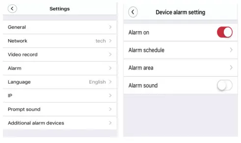 Herospeed B.AP Hot Spot Configuration - Alarm settings
