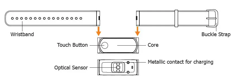 Q-Band Q-68HR Accurate Health and Fitness Tracker Watch fig1