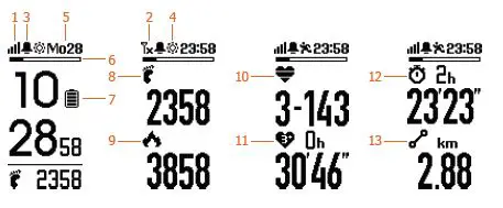 Q-Band Q-68HR Accurate Health and Fitness Tracker Watch fig8