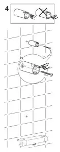 IKEA VALLAMOSSE Riser Rail with Hand Shower Outlet - FIG 4