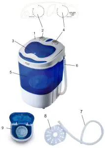 ADLER AD 8051 Washing Machine - overview