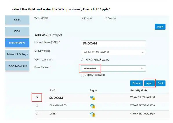 4G Camera how to Connect WIFi fig-5