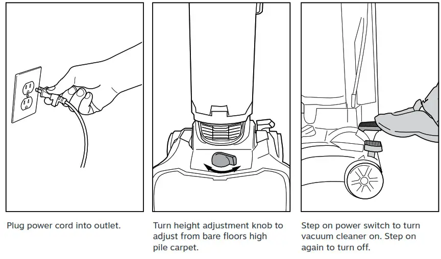 element EV01AB96GB TurboExtract Bagless Upright Vacuum Cleaner - TurboExtract