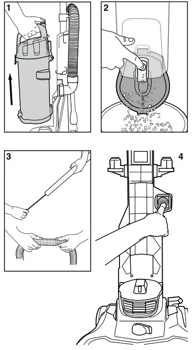 element EV01AB96GB TurboExtract Bagless Upright Vacuum Cleaner - Vvacuum