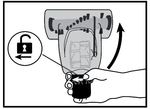 element EV01AB96GB TurboExtract Bagless Upright Vacuum Cleaner - garas