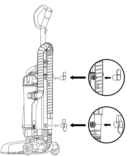 element EV01AB96GB TurboExtract Bagless Upright Vacuum Cleaner - ougj