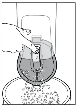 element EV01AB96GB TurboExtract Bagless Upright Vacuum Cleaner -release bottom lid