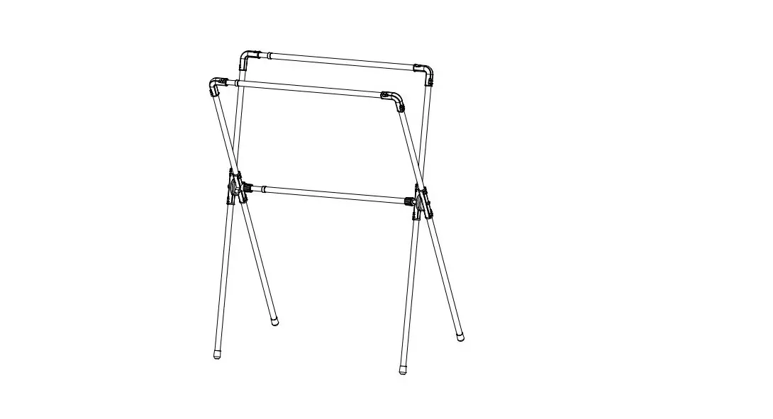Ikea 202.736.69 Rekis Clothes Rack In Outdoor Instruction Manual