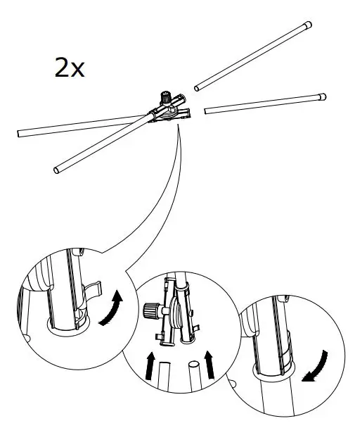 IKEA 202.736.69 REKIS Clothes Rack In Outdoor fig2
