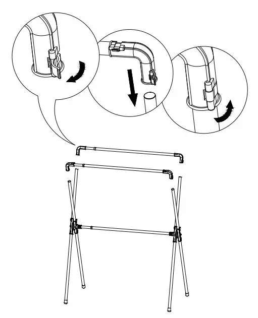 IKEA 202.736.69 REKIS Clothes Rack In Outdoor fig4