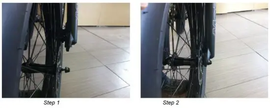 FIG 12 FRONT WHEEL AND FRONT FENDER