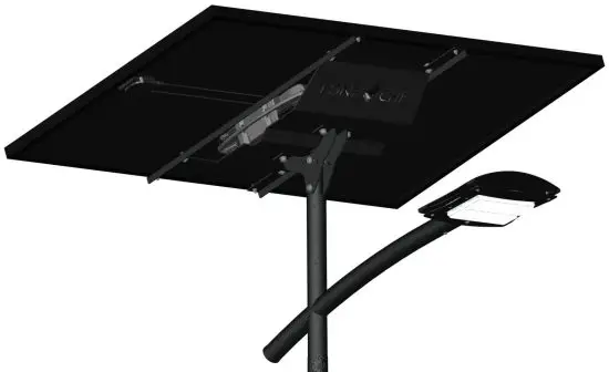 FONROCHE Lighting FLV4 Simple Bracket Solar Street Light -Bracket Solar