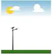 FONROCHE Lighting FLV4 Simple Bracket Solar Street Light - he battery
