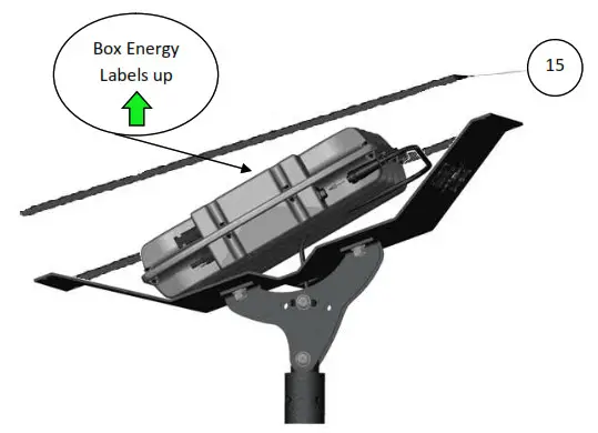 FONROCHE Lighting FLV4 Simple Bracket Solar Street Light - the luminary