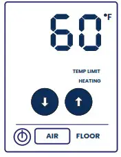uponor A3100101 Heat-only Thermostat with Touchscreen - Advanced settings 3