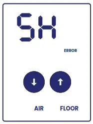 uponor A3100101 Heat-only Thermostat with Touchscreen - Error codes 2