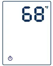 uponor A3100101 Heat-only Thermostat with Touchscreen - Thermostat display 2