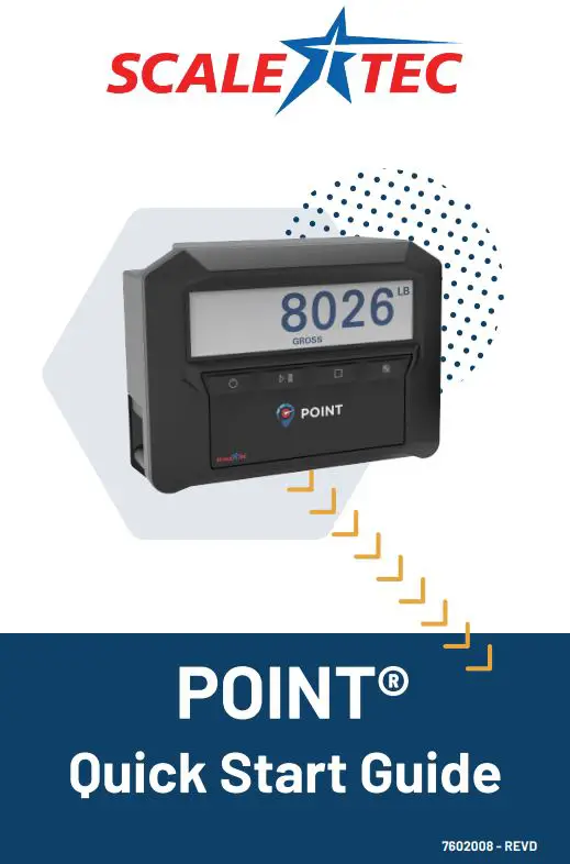 SCALE-TEC Point Scale Indicator User Guide