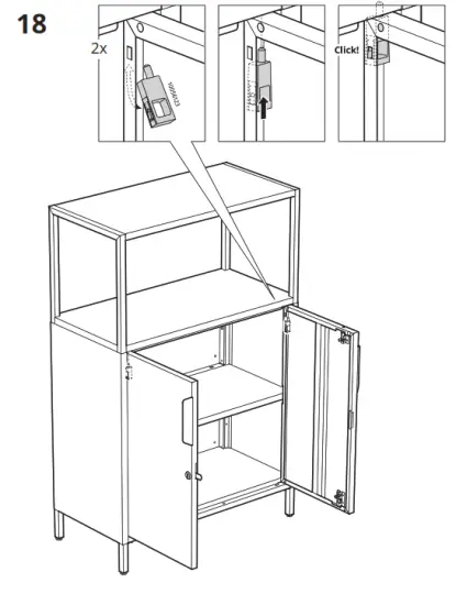 IKEA 304 747 71 TROTTEN Cabinet with Doors - fig 19