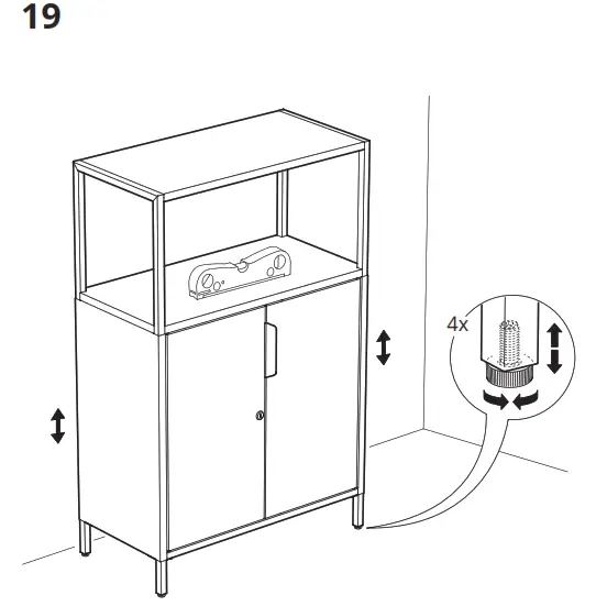 IKEA 304 747 71 TROTTEN Cabinet with Doors - fig 20