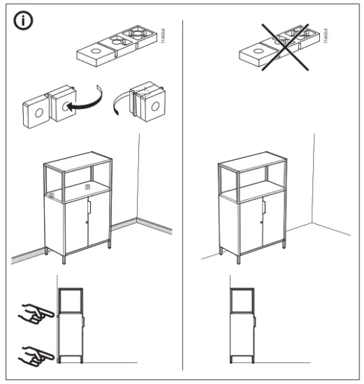IKEA 304 747 71 TROTTEN Cabinet with Doors - fig 21