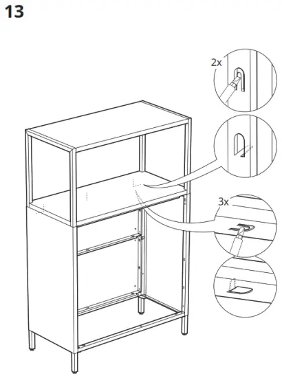 IKEA 304 747 71 TROTTEN Cabinet with Doors - fig114