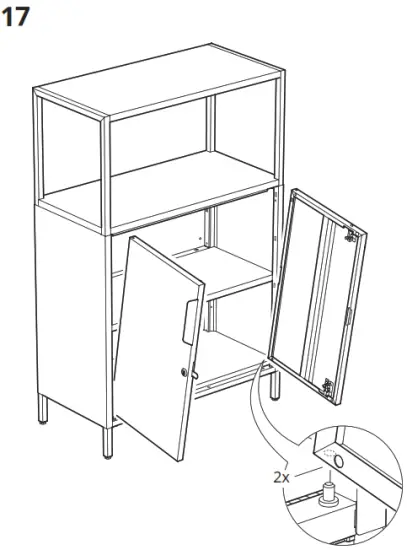 IKEA 304 747 71 TROTTEN Cabinet with Doors - fig18