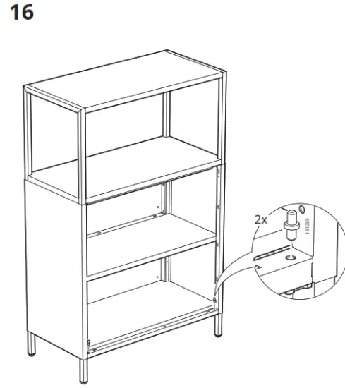 IKEA 304 747 71 TROTTEN Cabinet with Doors - fig516