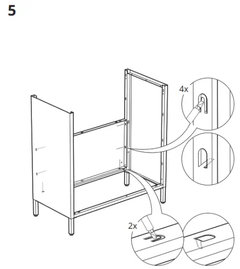IKEA 304 747 71 TROTTEN Cabinet with Doors - fig6