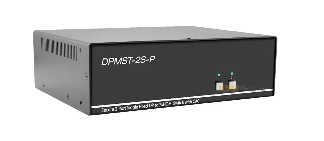 Ipgard Sa-dpmst-2s-p 2-4 Port Secure Kvm Dp Mst With Dual Or Quad 4k Hdmi Out And Cac Support User Manual