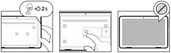 POWER OFF/RESTART/SCREENSHOT/EMERGENCY CALL