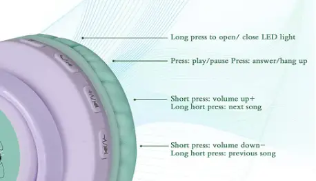 Kids-Headphones-Riwbox-CT-7S-Cat-Ear-Bluetooth-Headphones-fig-1