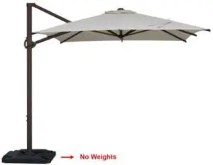 FIG 1 sorara Offset Cantilever Umbrella
