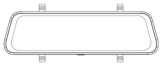 TOGUARD RM03 Touch Screen Streaming Video Rear View Mirror