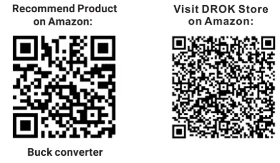 Drok 200572 DC Adjustable Boost Converter Module - qr code