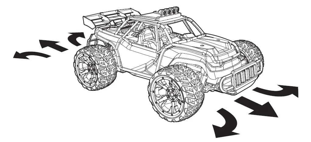SUNSKY-S-009-Rechargeable-2.4G 4WD-SUV-Children-Remote-Control-High-Speed-Car-fig-9