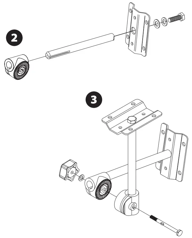 behringer CE500D High Performance Active 100 Watt Commercial Installed Sound Speaker - Mounting 1