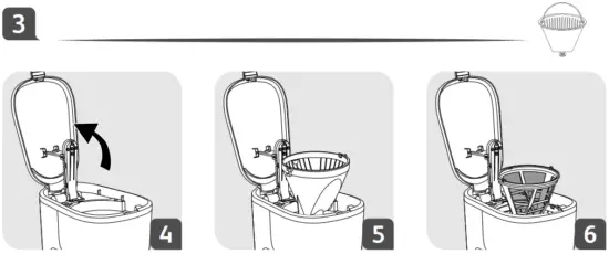 Tefal-CM520D10-Coffee Maker-Operation-illustration