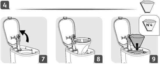 Tefal-CM520D10-Coffee Maker-Operation-illustration