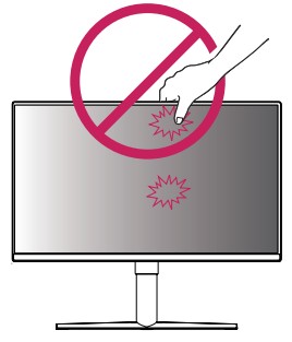 LG UltraGear Gaming Monitor ress tdamage to the s