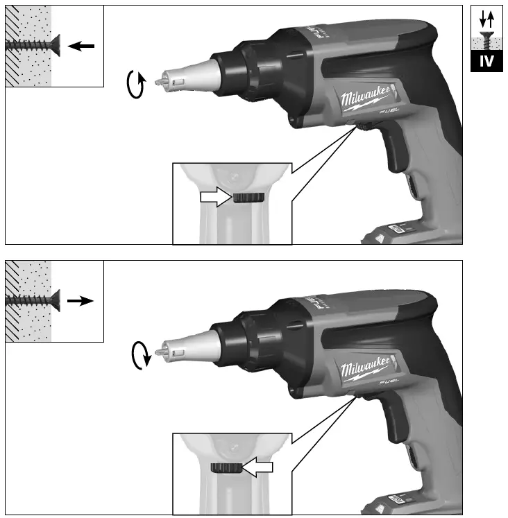 milwaukee M18 FSG Cordless Drywall Screwgun fig 7