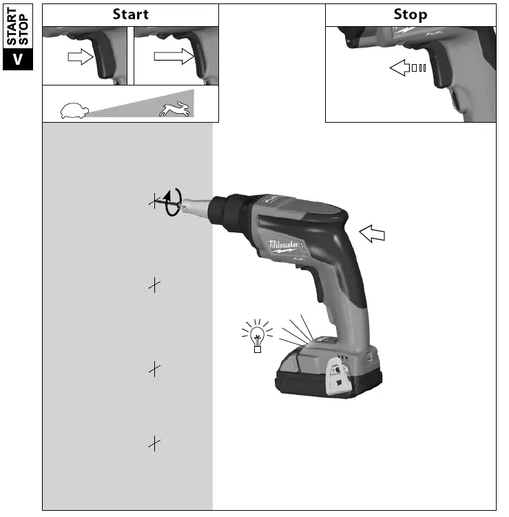 milwaukee M18 FSG Cordless Drywall Screwgun fig 8