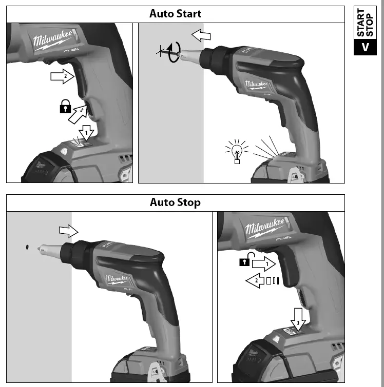 milwaukee M18 FSG Cordless Drywall Screwgun fig 9