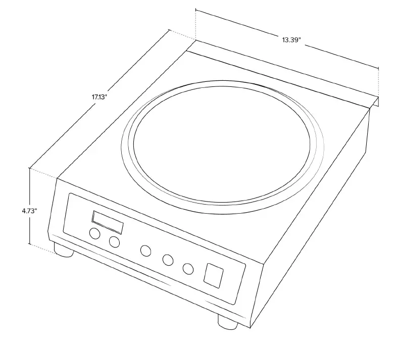 AVANTCO-177IWC35-3500-Watt-Countertop-Wok-Induction-Range-fig3
