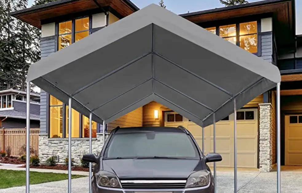 Laurel Canyon Hd-c1020swn Beige Steel Enclosed Garage Carport Instruction Manual