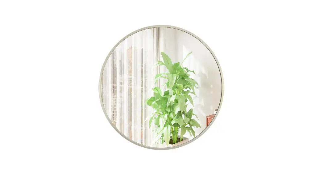 Nestfair Lyj36581 Round Framed Wall Bathroom Vanity Mirror User Manual